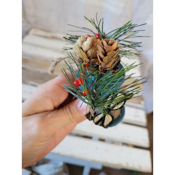 Glasses spool sore ornament Xmas holiday tree vintage - Picture 6 of 8